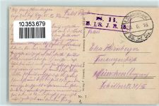 54800 Jarny 1916 - Feldpost WK I zerstörte Gebäude Auto