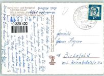 87527 W8972 Sonthofen , Oberallgäu - Kneipbad Sonnenalp Innenansicht
