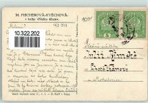Nasim detem Serie 17 Nr. 1 AK Fischerova-Kvechova, M. 1918 Lithographie