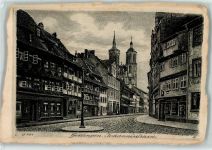 37073 W3400 Göttingen , Niedersachs Radierung Johannisstraße Radierung