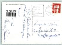 84160 W8316 Frontenhausen - Rückseite mit Abschürfungen bzw Kleberesten