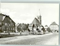 03205 O7540 Calau - Platz des Friedens Rückseite mit Abschürfungen bzw Kleberesten
