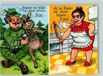 Besser im Walde AK Ehe