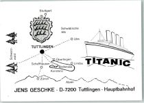 Tuttlingen to Radio Zebra 1 Qsl-Karte 1978