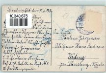 24937 W2390 Flensburg 1916 Gebrauchsspuren Aussichtsplatz Spaziergänger