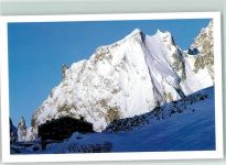 11013 Courmayeur Winter Hüttenstempel Rifugio Torino