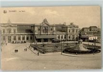 Leuven Louvain / Löwen - Bahnhof Straßenbahn Denkmal