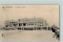 Middelkerke La Kursaal und Tennisplatz AK Tennis 1916