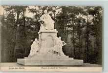 W1000 Berlin Mitte Wagnerdenkmal im Tiergarten AK Wagner, R.