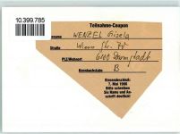 64668 W6149 Rimbach , Odenw - Dorfgemeinschaftshaus Postkarte