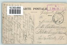 51000 Chalons-en-Champagne 1917 - Rue de Marne Feldpost WK I