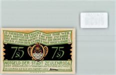 07937 O6570 Zeulenroda - Notgeld