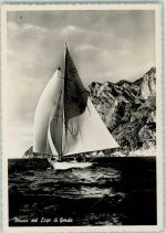 Lago di Garda AK Segelboot 1954
