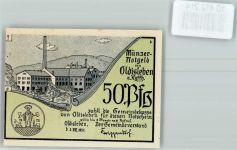 06578 O4734 Oldisleben - Notgeld Zuckerfabrik