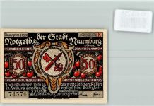06618 O4800 Naumburg Saale - Notgeld Scherenschnitt