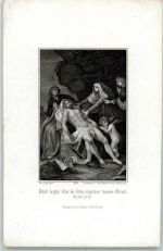 Stahlstich Verlag Carl Mayer in Nürnberg Nr. 228 Heiligenbild 1850