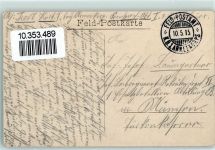 80200 Herbecourt 1915 - Feldpost WK I Kirche zerschossen