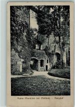 66693 W6642 Mettlach - Ruine Montclair Burghof