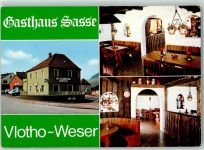 32602 W4973 Vlotho - Werbung Gasthaus Sasse