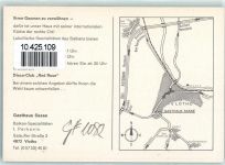 32602 W4973 Vlotho - Werbung Gasthaus Sasse
