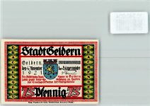 47608 W4170 Geldern Notgeldschein 75 Pfennig Notgeld Drachentöter