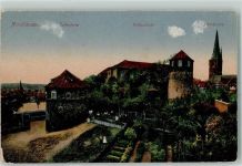 99734 O5500 Nordhausen , Thür - Judenturm Volksschule Petrikirche