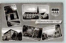 48356 W4418 Nordwalde Gebrauchsspuren Rathaus Ehrenmal Krankenhaus