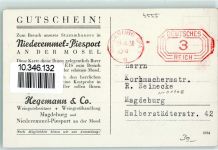 54498 W5555 Niederemmel KEINE AK Weingut Marienhof Firma Hegemann Gutschein
