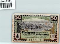 07349 O6862 Lehesten , Thüringerw - Notgeld