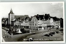 6211 Maastricht - Boschstraße mit St. Mathias Kirche Autos