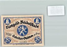 07407 O6820 Rudolstadt - Notgeld C. von Lengefelds Geburtshaus