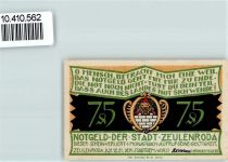 07937 O6570 Zeulenroda - Notgeld