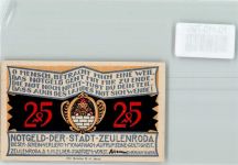 07937 O6570 Zeulenroda - Notgeld