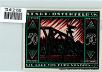 46045 W4200 Osterfeld - Notgeld Die Sage von Burg Vondern