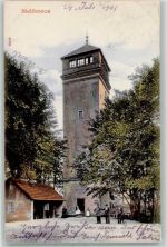 64673 W6144 Zwingenberg , Bergstr 1908 - Melibocusturm Stempel Melibocus