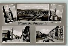 64668 W6149 Rimbach , Odenw - Ev. Kirche Kath. Kirche Schlossgasse