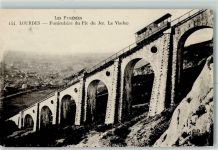 65100 Lourdes - Bergbahn Viadukt