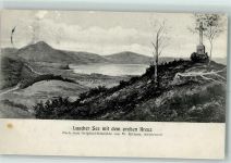 56653 W5471 Maria Laach , Eifel 1909 Künstlerkarte Laacher See Großes Kreuz nach Gemälde v. W. Bittner