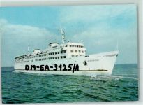 Fähre Warnemünde Qsl-Karte