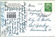 96337 W8642 Lauenstein , Oberfr - Burg Lauenstein