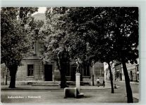 06449 O4320 Aschersleben , Sachs-Anh - Holzmarkt Brunnen