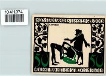 97318 W8710 Kitzingen - Notgeld Scherenschnitt