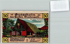 31719 W3061 Wiedensahl - Notgeld Geburtshaus W. Busch
