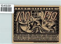 46045 W4200 Osterfeld - Notgeld Bergmann
