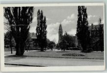 19322 O2900 Wittenberge , Prignitz Gebrauchsspuren Heinrich Heine Platz