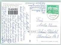 09544 O9331 Rauschenbach - FDGB Erholungsheim Paul Gruner Talsperre