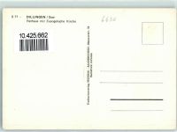 66763 W6638 Dillingen , Saar - Rathaus Ev. Kirche