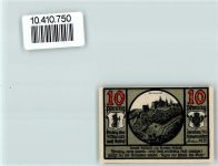 07778 O6904 Dornburg , Saale - Notgeld Rathaus
