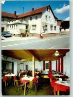 64689 W6149 Wahlen , Odenw - Gasthaus Weisses Ross Gastraum