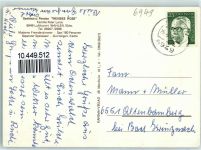 64689 W6149 Wahlen , Odenw - Gasthaus Weisses Ross Gastraum